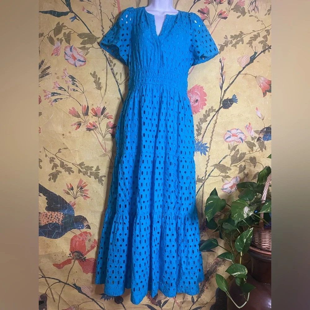 Anthropologie The Somerset Maxi Dress: Eyelet Edition - Picture 9 of 11